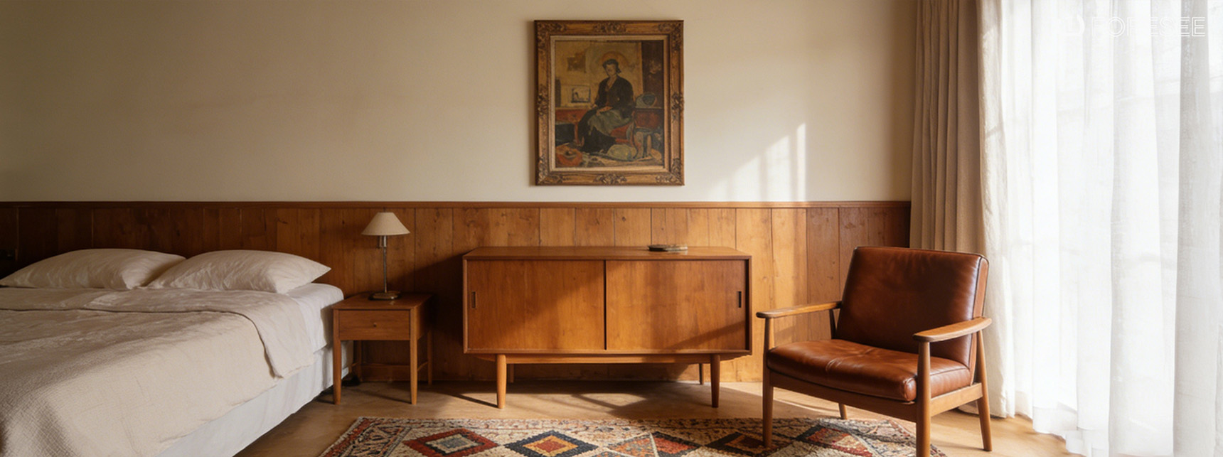 Mid-Century Modern Bedroom Design